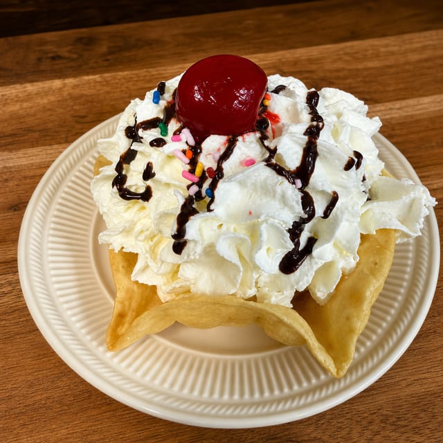 Traditional Fried Ice Cream.