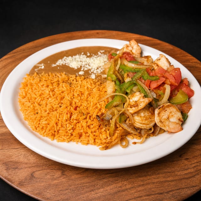 Shrimp Fajitas - Lunch.