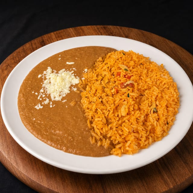 Spanish Rice and Beans.
