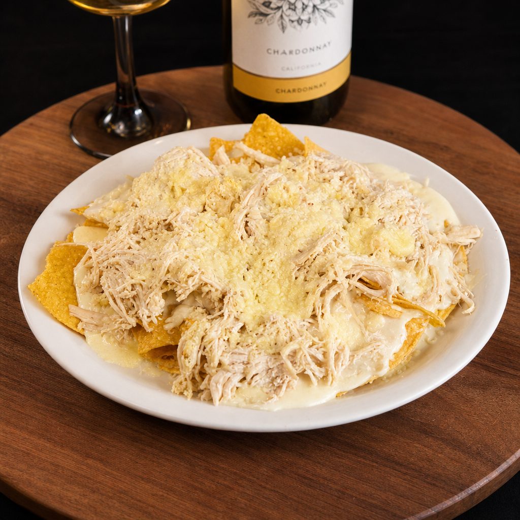 Nachos with Chicken.
