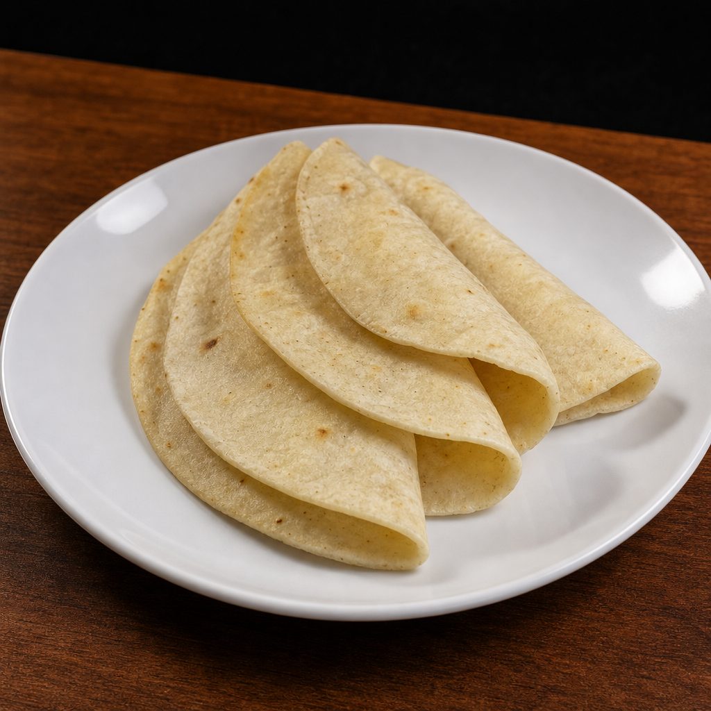 (3) Corn Tortillas.