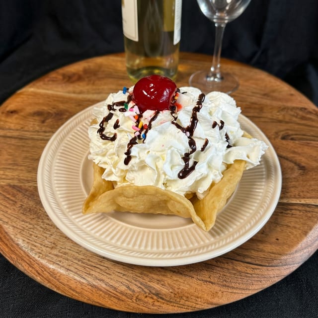 Traditional Fried Ice Cream.