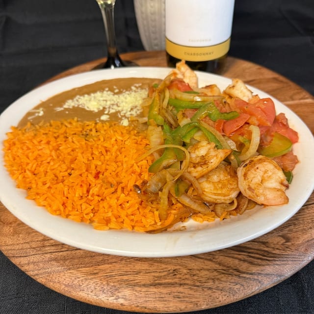 Shrimp Fajitas - Lunch.