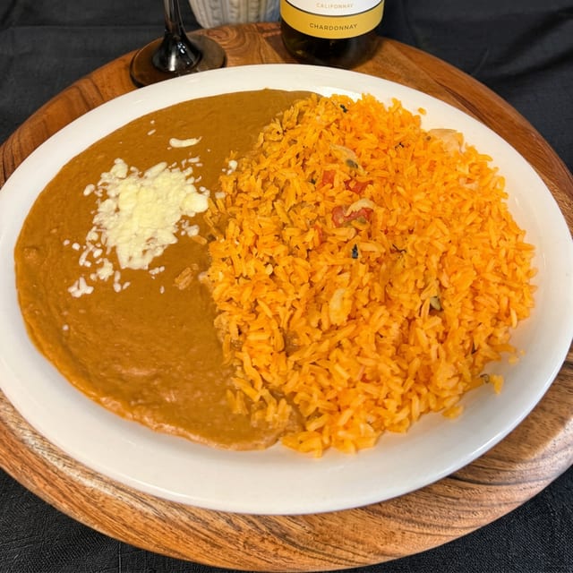 Spanish Rice and Beans.